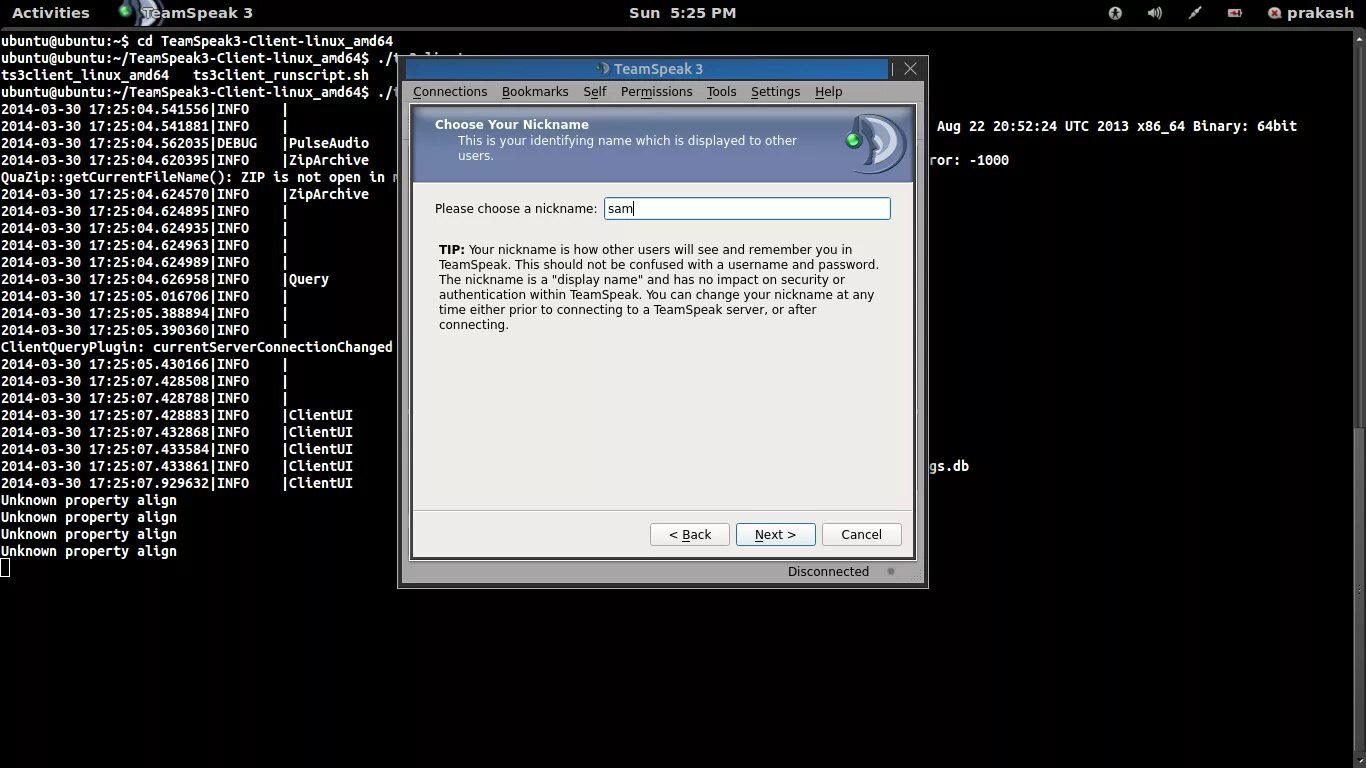 Linux forwarding. TEAMSPEAK on Linux. Voice activation. DC++ клиент под линукс.