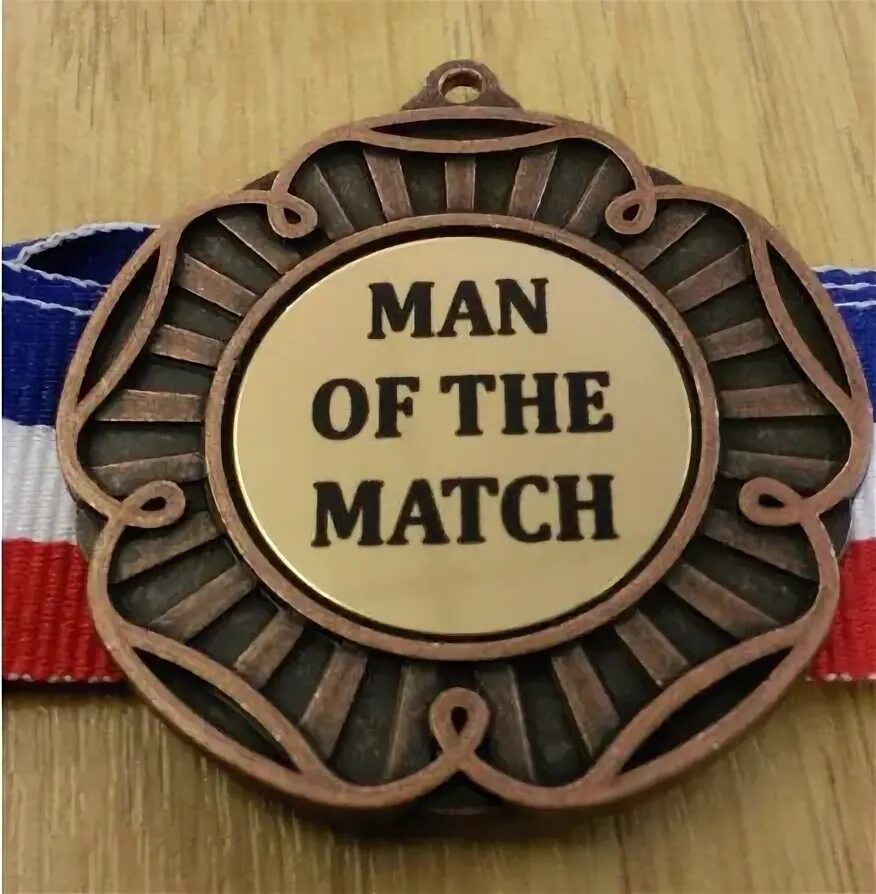 Man of medal. Men with medal.