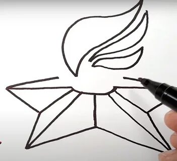Рисуем вечный огонь поэтапно с детьми презентация