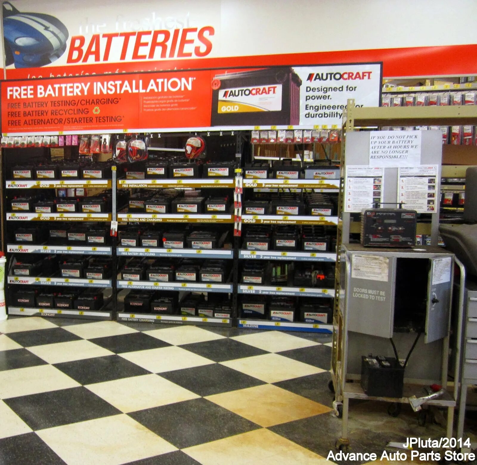 Advance auto Store. Advanced auto Parts. Freedom Batteries.