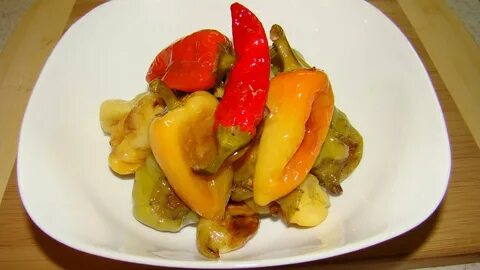 Острый перец на зиму лимоном