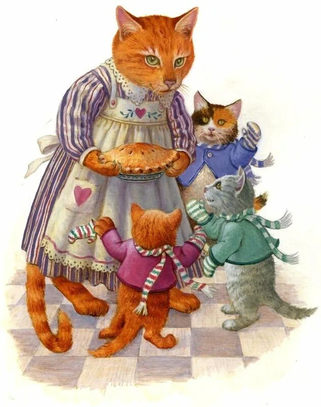 Котятки и перчатки. Мама кошка для детей. Коты аристократы мари. Художник рут сандерсон картины. Коты аристократы 2.