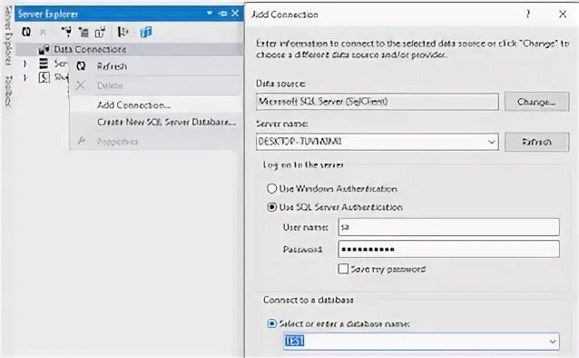 Add connect. Add connect