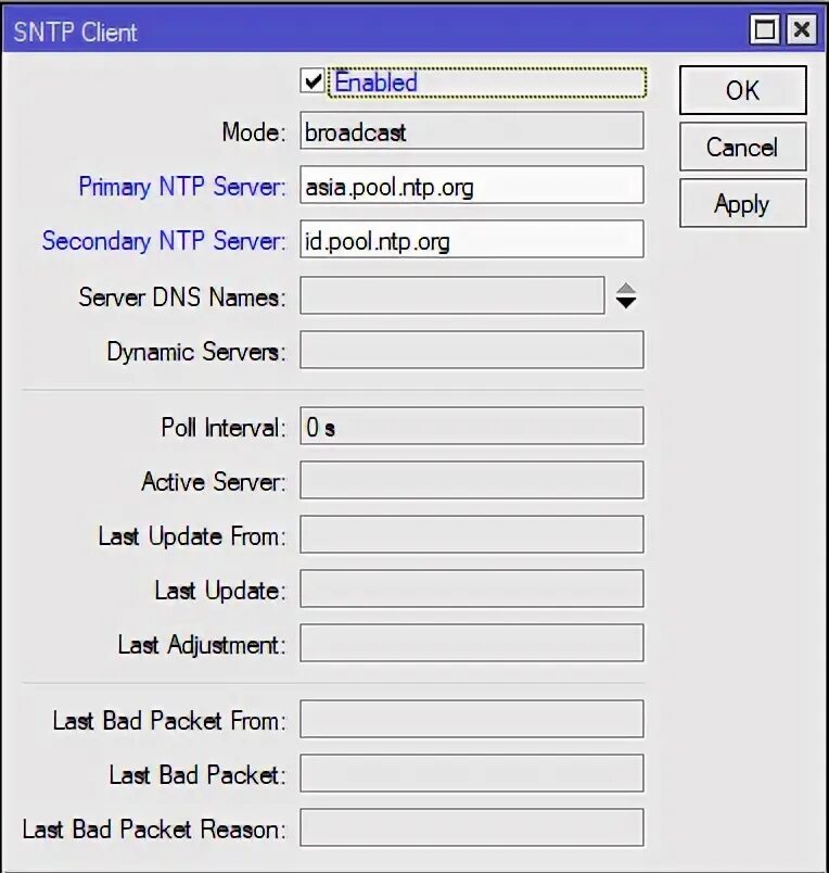 Ntp client