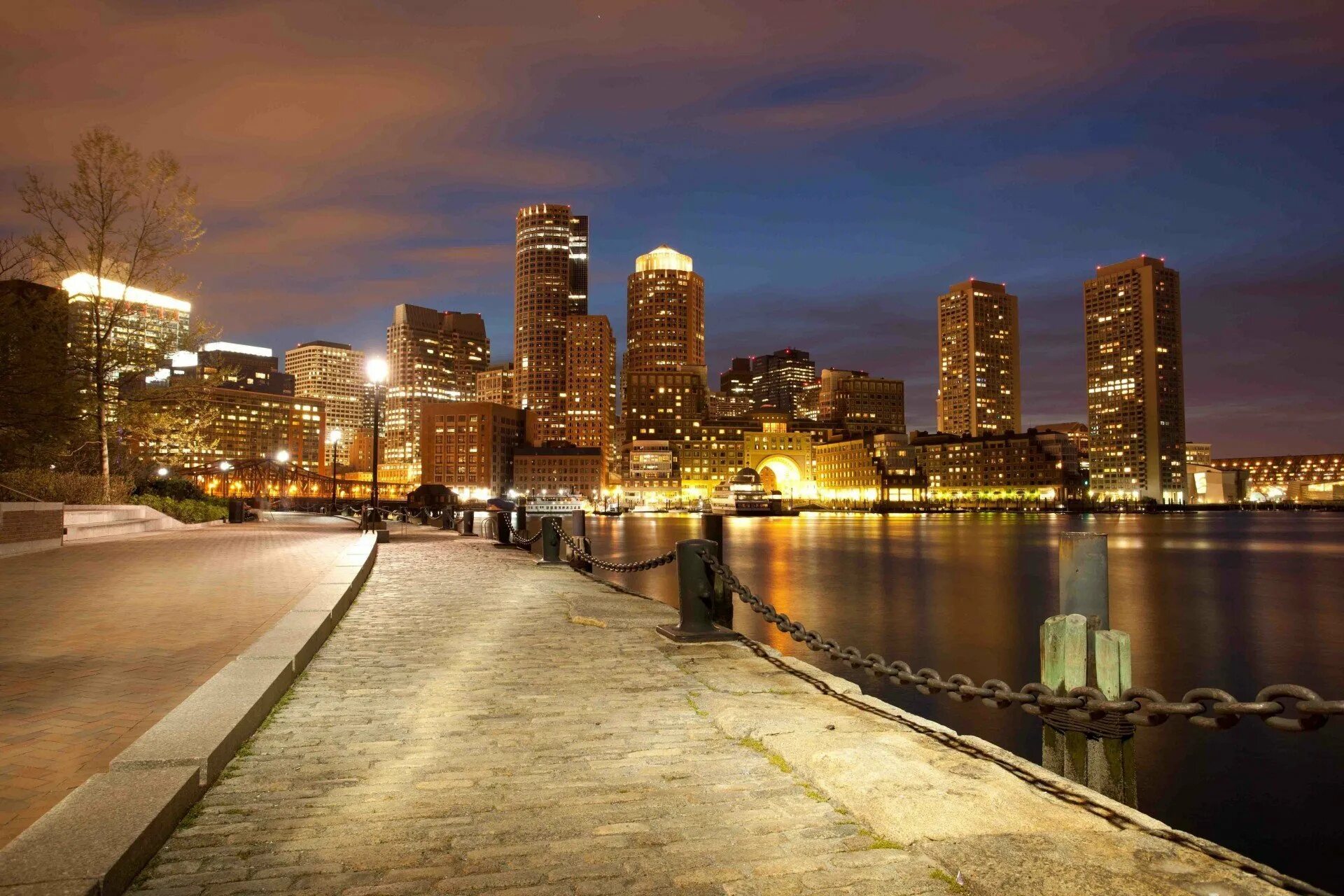 Нью Йорк ночной Бостон. Ночной Бостон набережная. Бостон штат Массачусетс. Бостон штат Массачусетс ночью.