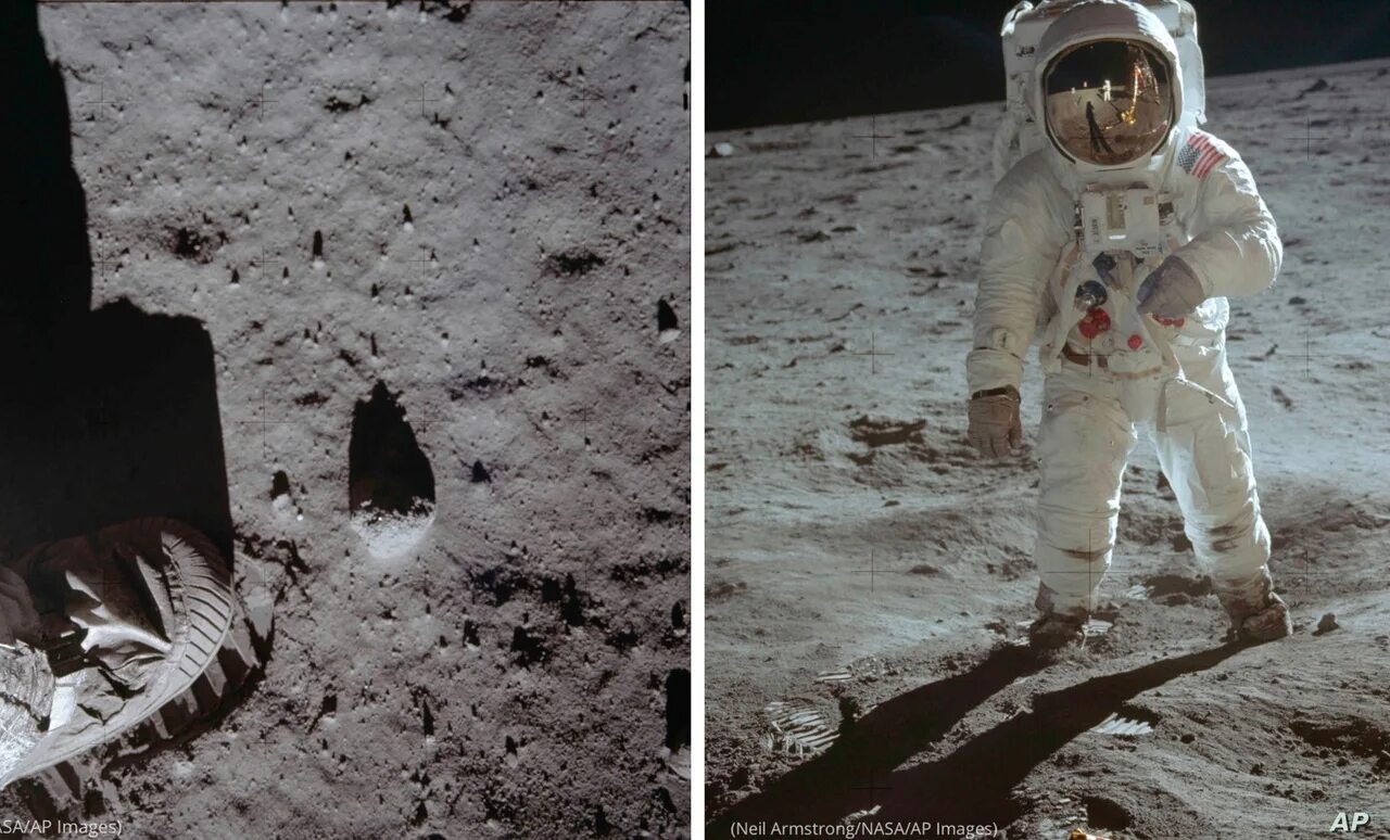 Armstrong on the moon