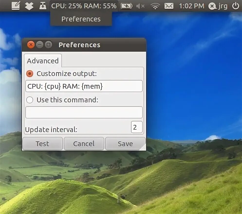 Custom output. Custom output