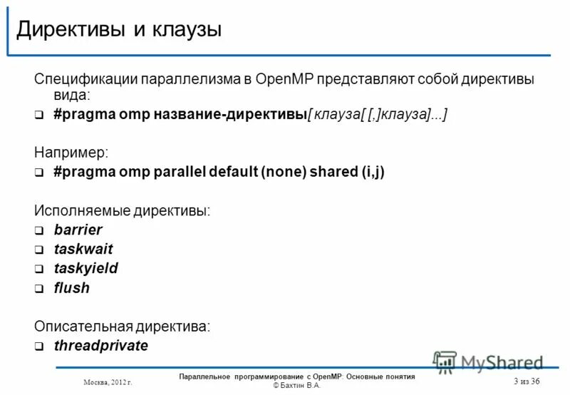 Издания директив. Издания директив