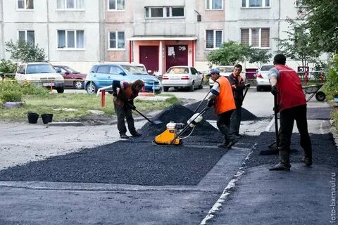 Ремонт проездов к дворовым территориям