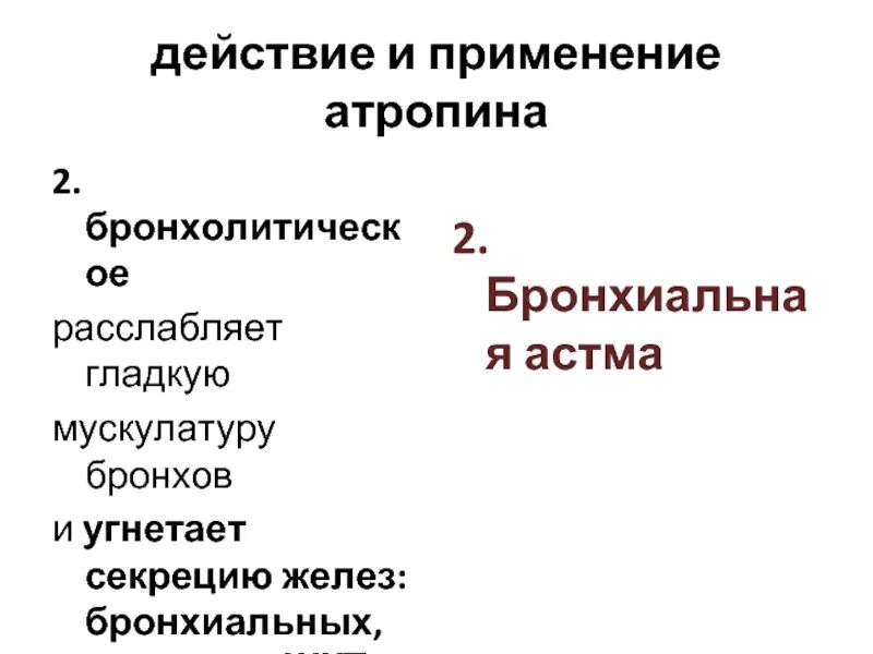 Угнетает секрецию