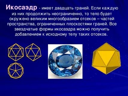 Имеет 20 граней