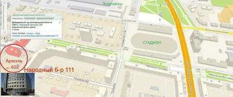 Народная 111 белгород карта