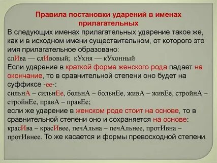 Сливовый вишневый ударение