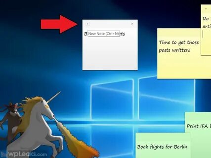 Sticky notes windows 10