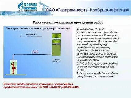 На каком расстоянии от устья скважины