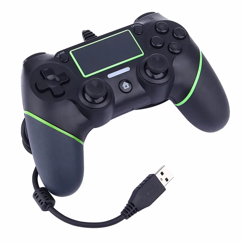 Зеленый джойстик. Геймпад PLAYSTATION 4 wired Controller (проводной). Юсб контроллер дуалшок 4. Контроллер для геймпада ps4. Геймпад ps4 зеленый.