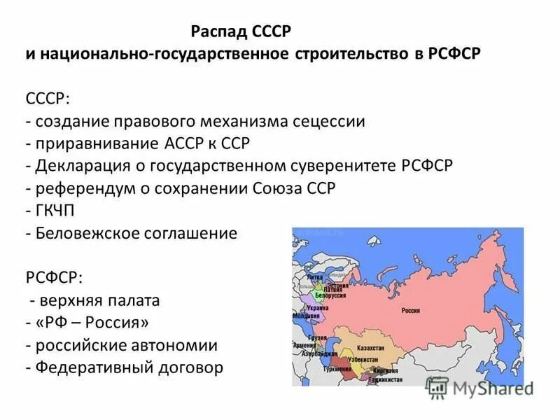 Какие государства образовались после распада советского союза. Распад СССР карта. СССР после распада. Развал СССР карта. Россия после распада СССР.