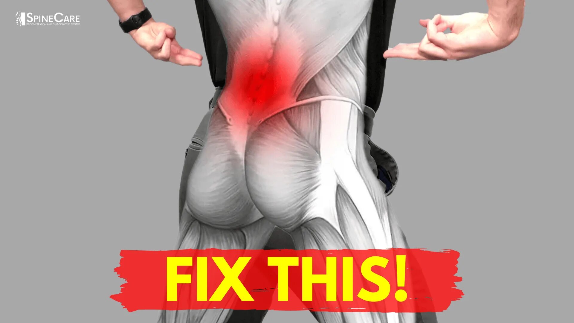 Fix your back. Fix lower back. Before it’s irreversible. Back fix