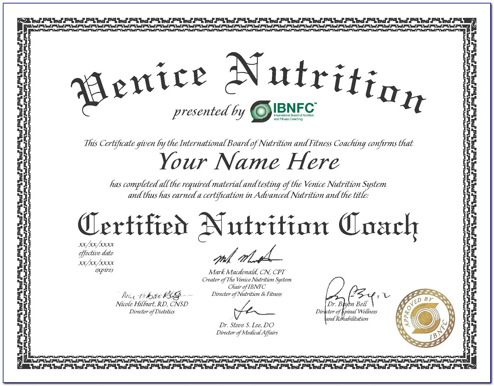 International Certificate. Сертификат диетолога. Сертификат на питание. Сертификат коуч.
