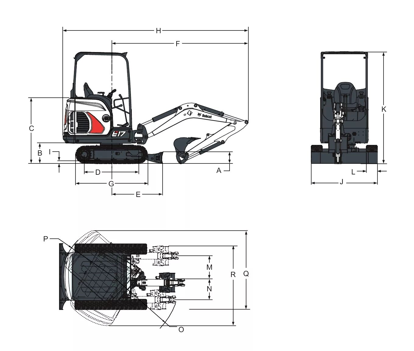 Bobcat размеры. Габариты мини экскаватора Бобкэт. Мини погрузчик Bobcat габариты. Ширина Бобкэт s175. Ширина Бобкэт 175.