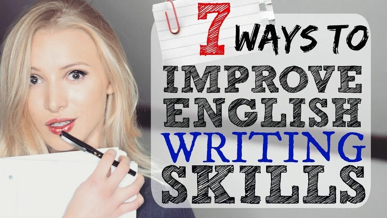 How to improve english. Improve your writing skills. ielts with lucy.