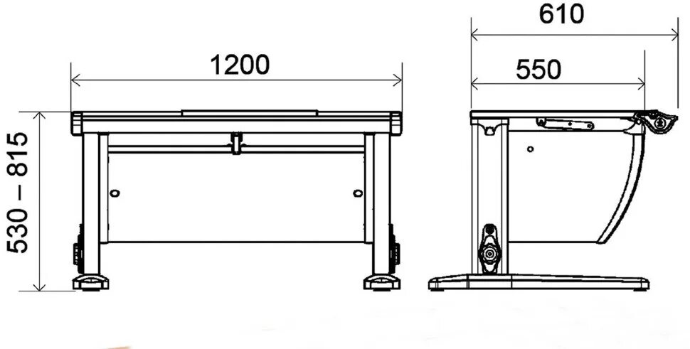 Высота школьной парты стандарт. Школьная парта сбоку чертеж. Ширина школьной парты стандарт. Размер школьной парты высота.