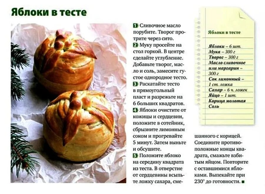 Рецепт печеного теста