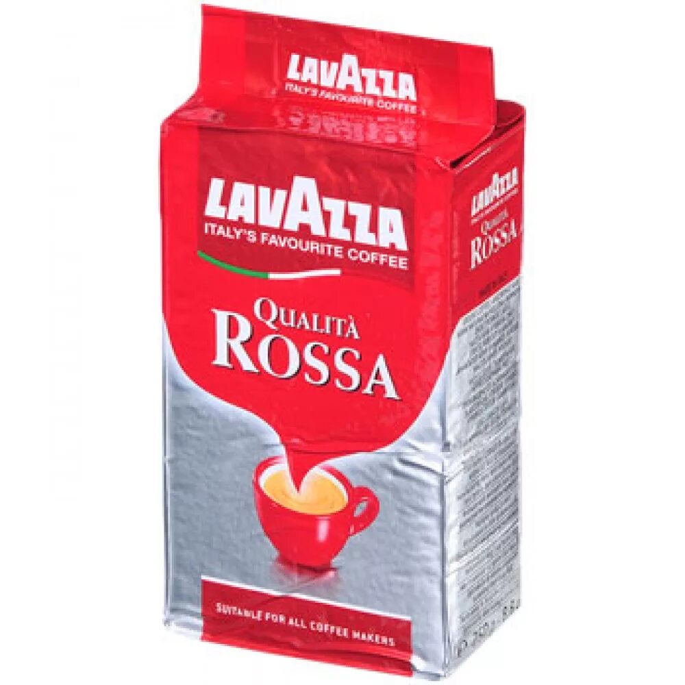 Кофе Lavazza молотый qual.Rossa. Кофе молотый Lavazza "qualita Rossa", 250 г, вакуумная упаковка. Кофе Lavazza Rossa, молотый, 250 г. Кофе молотый lavazza qualita