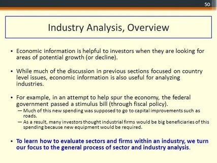 Industry examples