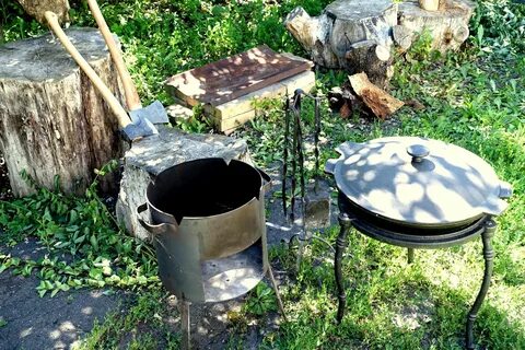 Казан для дачи
