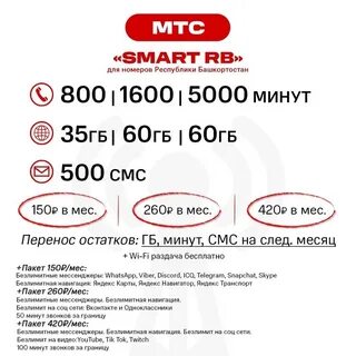 Пакет минут и безлимитный интернет