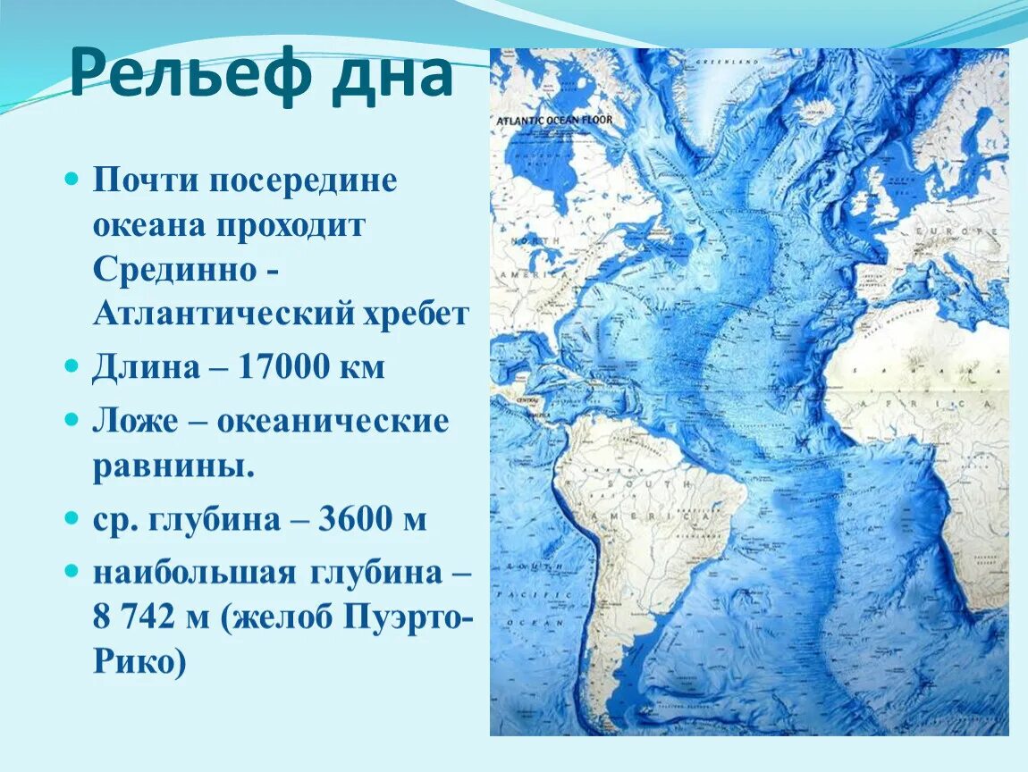 Какой рельеф атлантического океана. Рельеф дна Атлантического океана. Карта дна Атлантического океана. Карта рельефа дна Атлантического океана. Строение дна Атлантического океана.