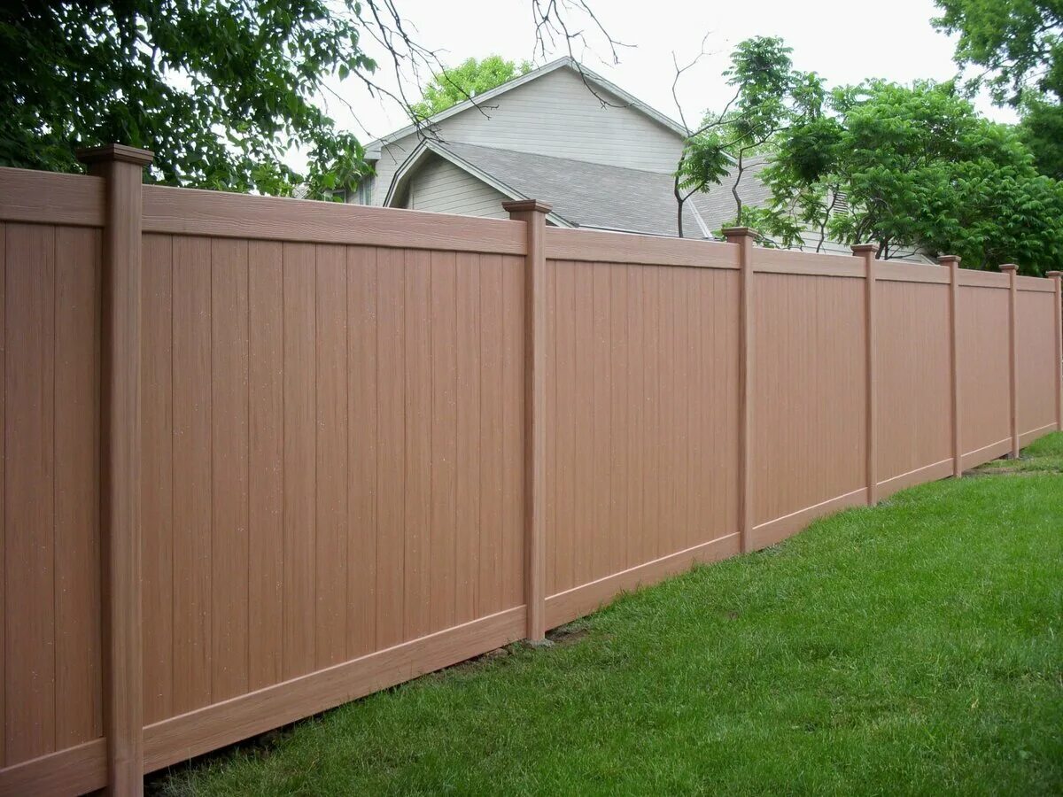 Vinyl All Type Fence ActiveYards Fence, Garage doors, Fencing material