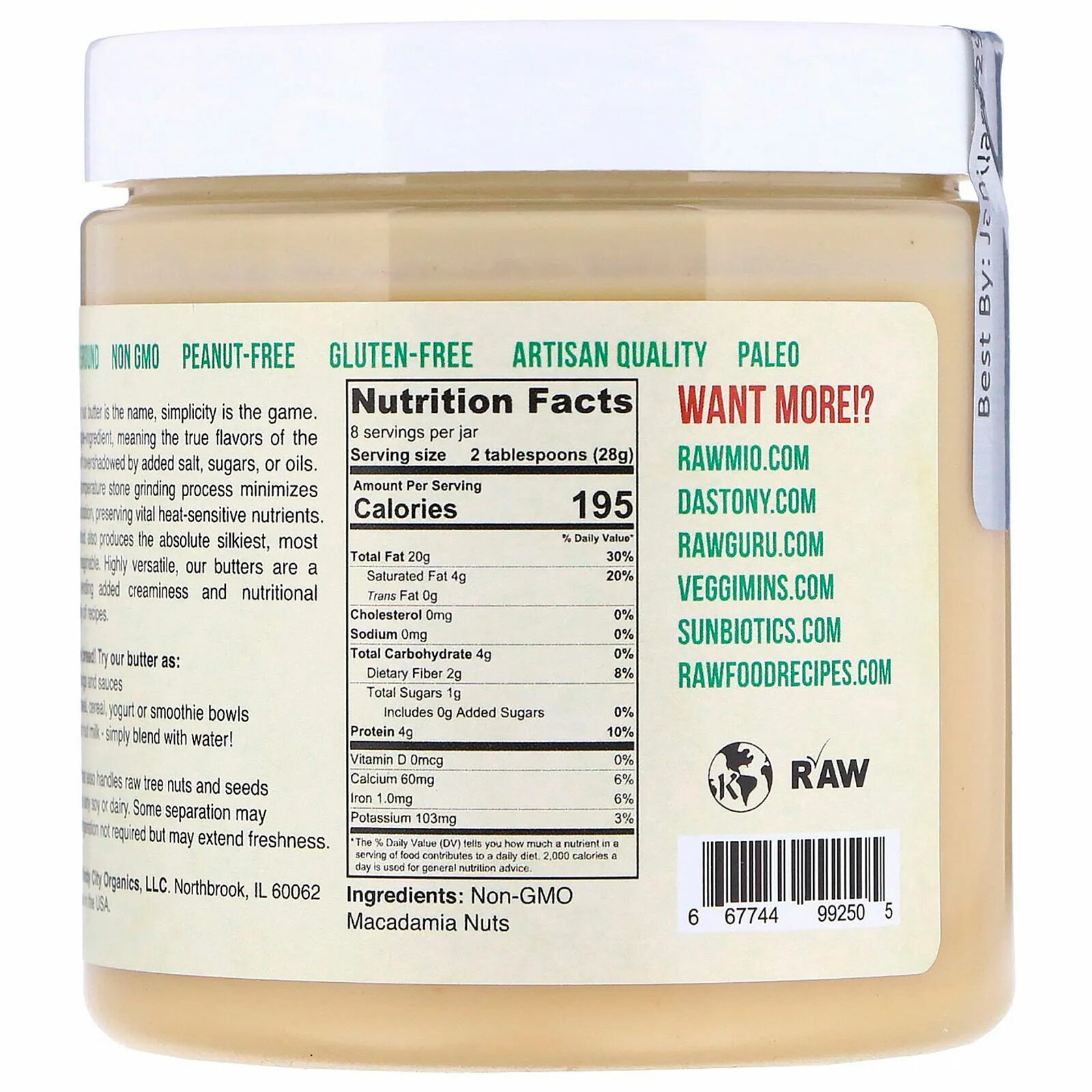 Macadamia butter