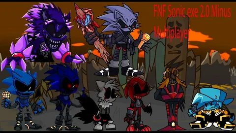 FNF Sonic exe 2 0 Minus Multiplayer - YouTube.