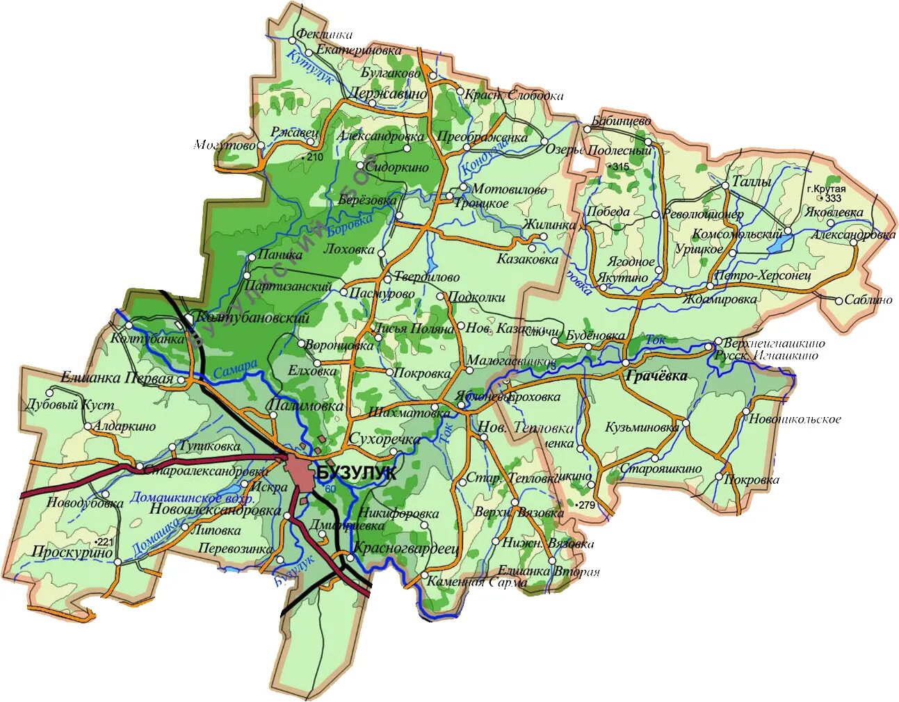 Карта Бузулукского района Оренбургской области. Карта Бузулукского района. Карта Бузулукского района с населенными пунктами. Карта Оренбургского Оренбургской области Бузулукский район.