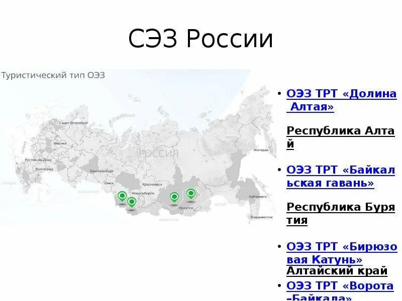 Свободные экономические зоны в России. Особые экономические зоны в России. Карта свободных экономических зон России. ОЭЗ ТРТ России.