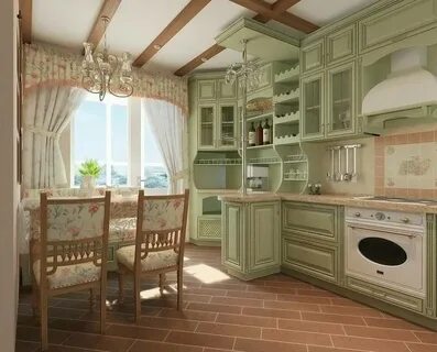Кухня в стиле прованс: 100 фото дизайна интерьеров в квартире и в доме.