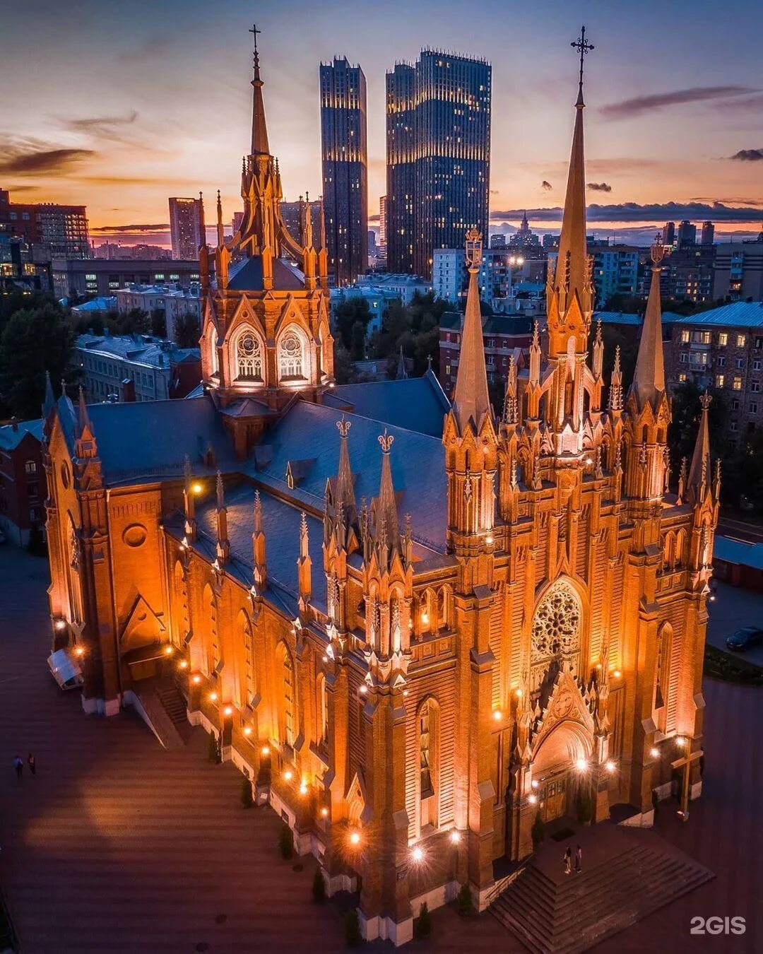 Католический храм Непорочного зачатия Девы Марии в Москве.