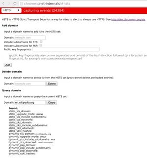Нет заголовка hsts