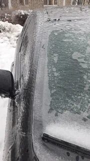 Ледяной дождь на машине