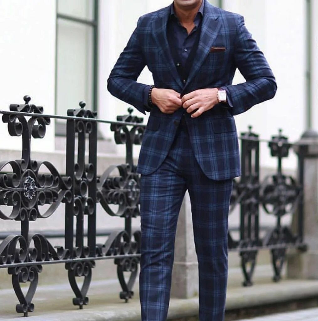 2017 Latest Coat Pant Designs Smoking Grey Tweed Skinny Men Suit Slim Fit 3 Piec