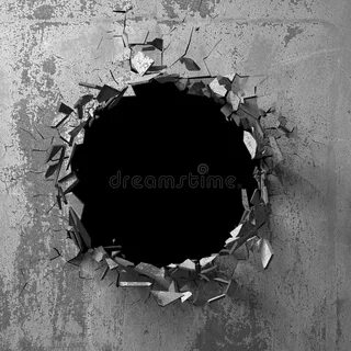 Breaking hole