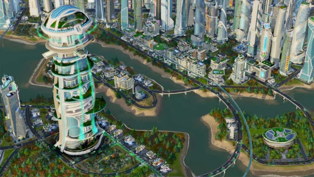 Города будущего игра. Simcity города будущего. симсити 5 города будущего. simcity 2025. мегабашня simcity.