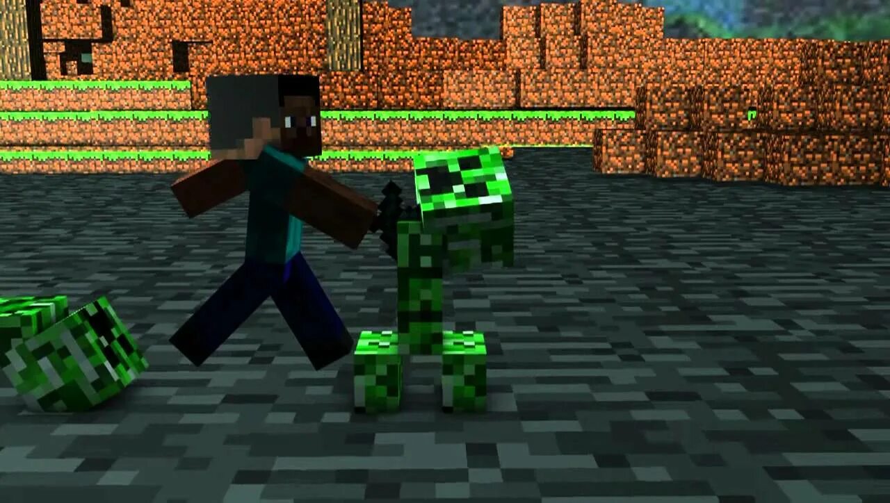 Fight minecraft