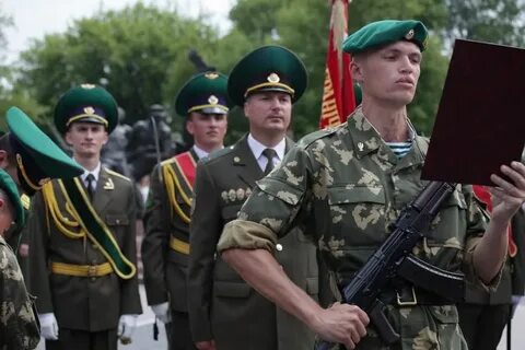 Срочники в пограничных