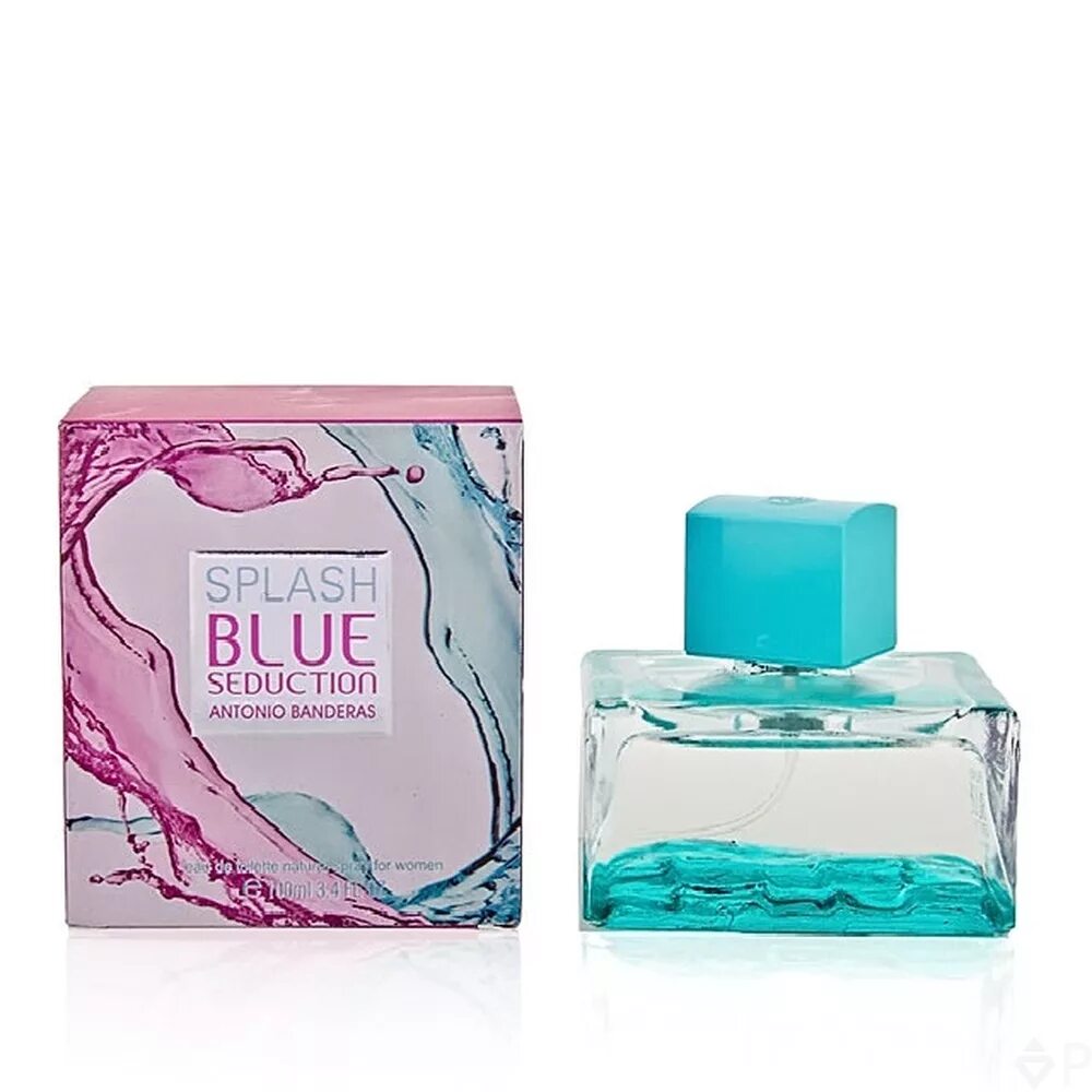 Banderas blue seduction for women. Духи Антонио Бандерас женские Blue. Парфюм Антонио Бандерас Blue Seduction женские. Antonio Banderas - туалетная вода Splash Blue Seduction for women 100 ml. Антонио Бандерас духи женские голубые.