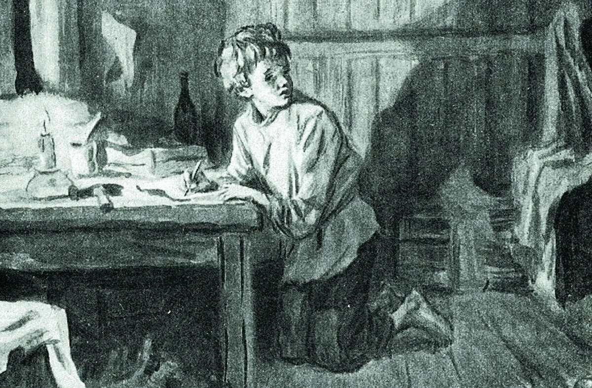 На деревню дедушке. Ванька Антон Павлович Чехов. Ванька Жуков Чехов. Чехов Антон Павлович Ванька Жуков. Иллюстрация к рассказу Ванька Антон Павлович Чехов.