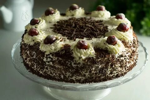 Черный лес торт классический с вишней рецепт
