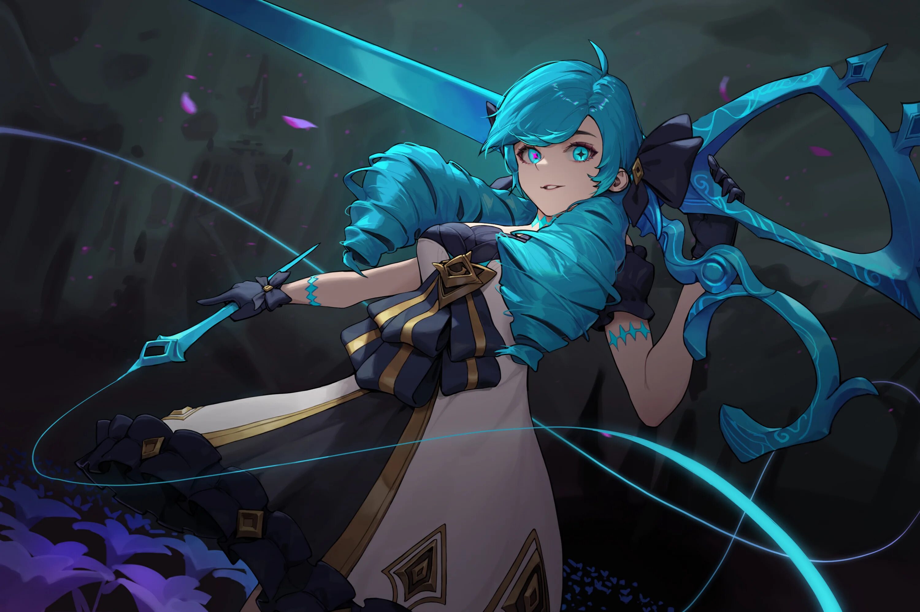 League legends animation. League of legends гвен.